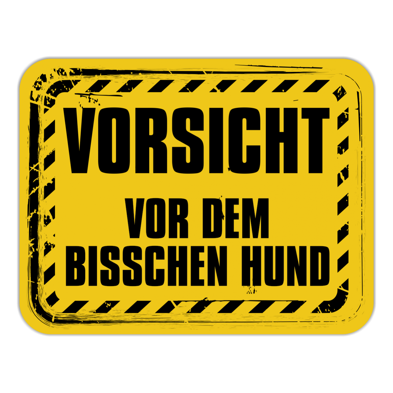 vorsicht vor dem hund