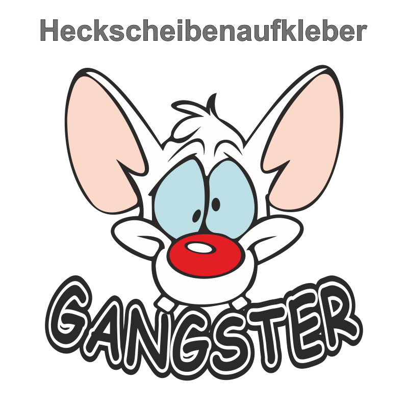 Aufkleber Gangster 002
