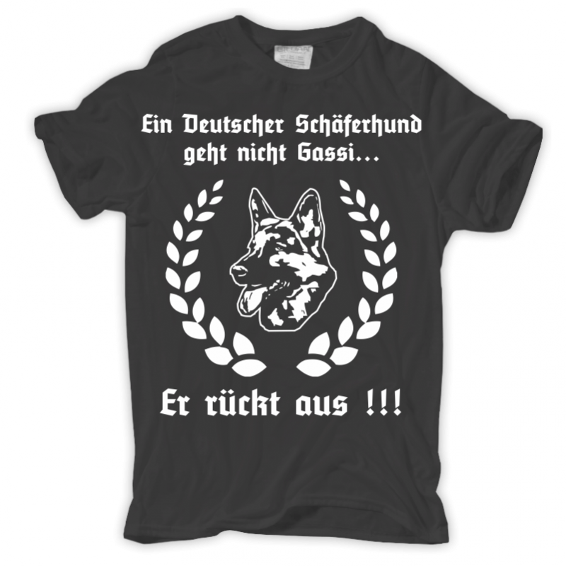 TShirt Ein deutscher Schäferhund geht nicht Gassi... spass hund hunde