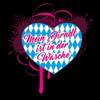 Mein Dirndl ist in der Wäsche