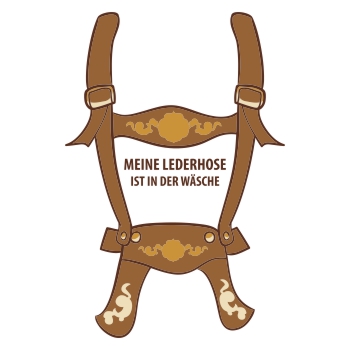 Meine Lederhose ist in der Wäsche