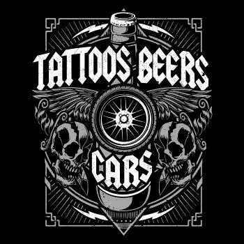 Benzin im Blut Tattoos Beers Cars