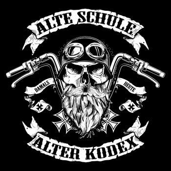 Biker Alte Schule Alter Kodex