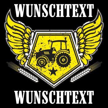 WUNSCHTEXT Landwirtschaft Traktor Landwirt EG Agrar
