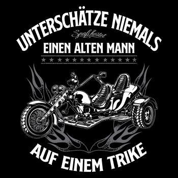 Triker Unterschätze niemals einen alten Mann auf einem Trike