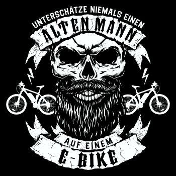 Unterschätze nie einen alten Mann mit EBIKE Elektro Bike