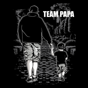 Team Papa Vater Sohn Motiv