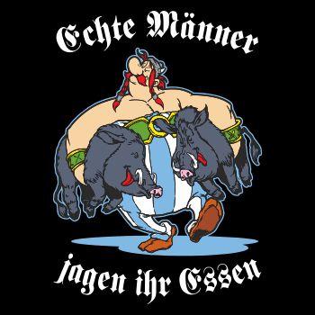 Echte Männer jagen ihr Essen
