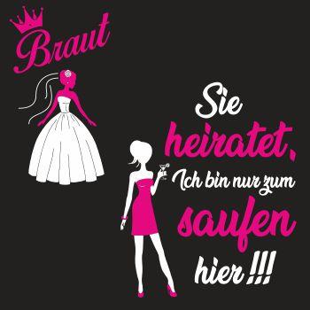 Sie Heiratet, Wir sind nur zum saufen hier
