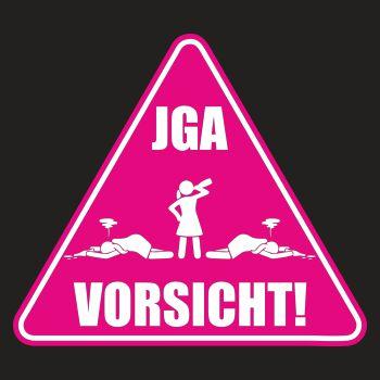 Junggesellinnenabschied JGA Vorsicht