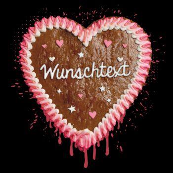 WUNSCHTEXT Lebkuchen Pink