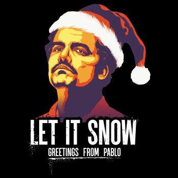 Weihnachten Let it Snow Pablo Escobar Kolumbien Santa