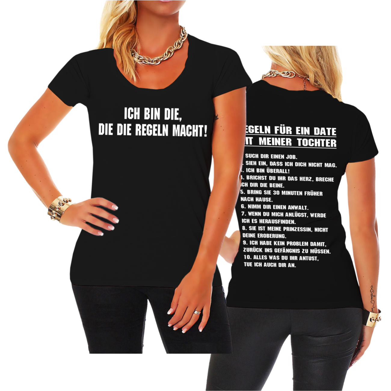 Frauen TShirt Ein Date mit meiner Tochter lustige Spruch Mama