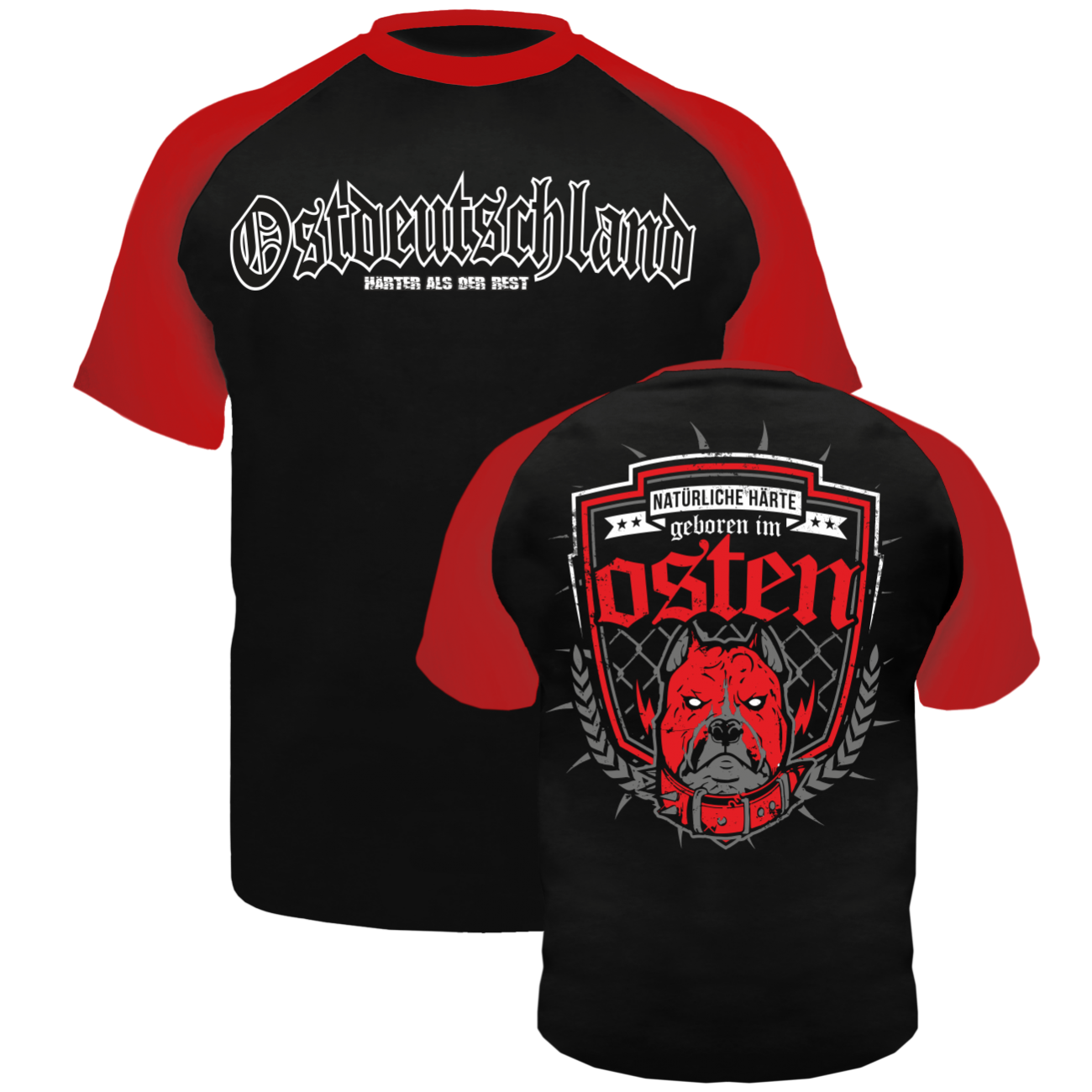 T-Shirt Geboren im Osten ostdeutschland ossi east ddr natürliche härte ...