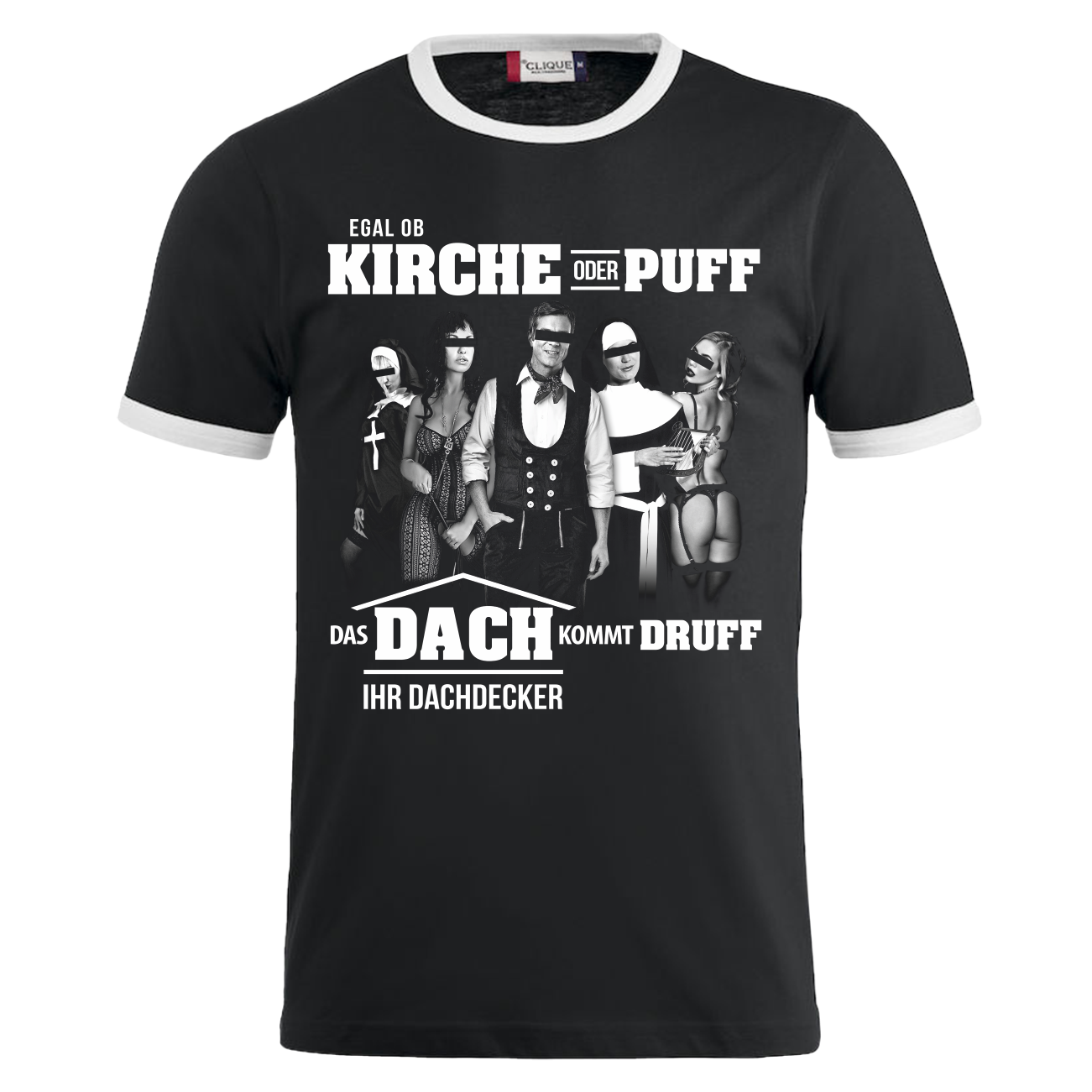 TShirt Dachdecker Zunftzeichen Handwerker Meister Beruf Baustelle