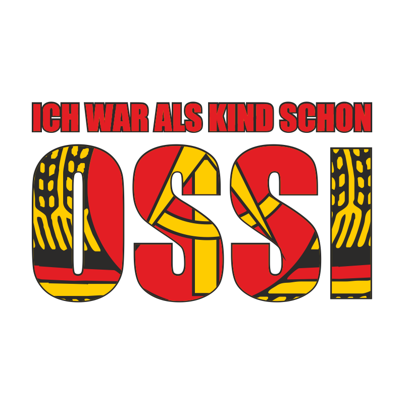 Aufkleber Ich war als Kind schon OSSI