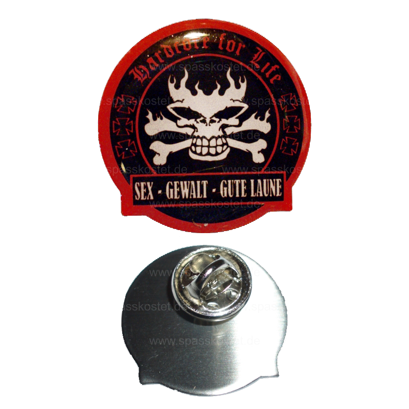 metall anstecker gewalt gute laune hardcore spruch schadel biker ultras metall anstecker gewalt gute laune hardcore spruch schadel biker ultras