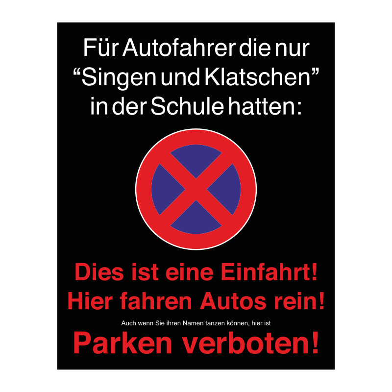Referenz Parken Verboten Sprüche Sammlung deutscher weiser Sprüche