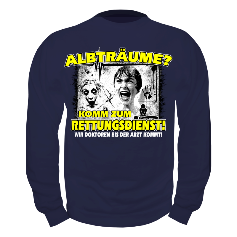 Pullover Albträume?! Komm zum Rettungsdienst